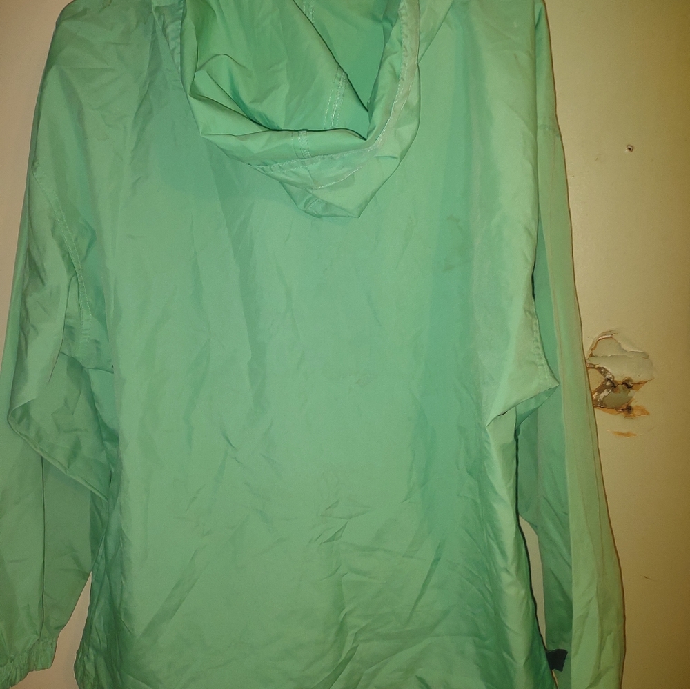 Woman's Charles River Apperel Windbreaker With‎ Hood 1/2 Zip  UCO Size Small - Picture 5 of 5
